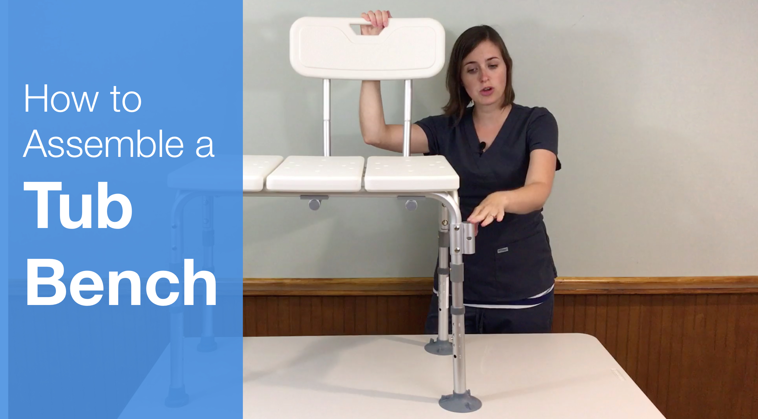 How to Assemble A Tub Bench EquipMeOT