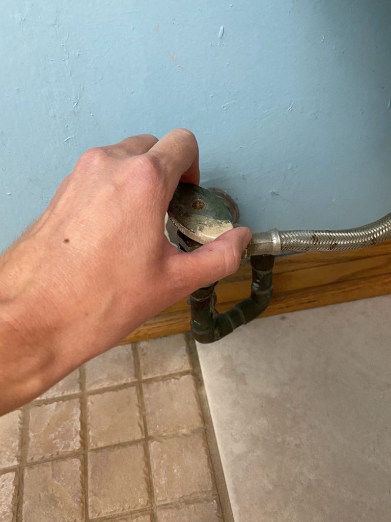 How to install bidet - turn off water supply valve to toilet