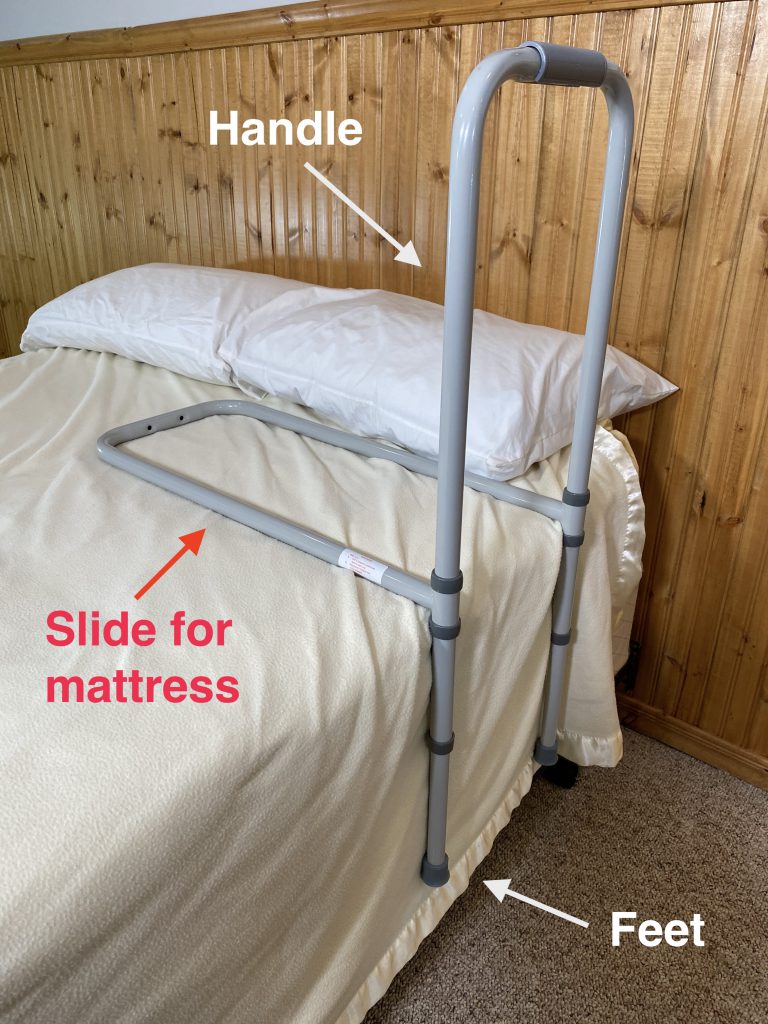 Adult bed rails assemble the bed rails